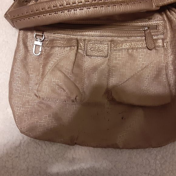 Cole Hahn Bronze Metallic Leather Hobo Bag - Picture 14 of 16